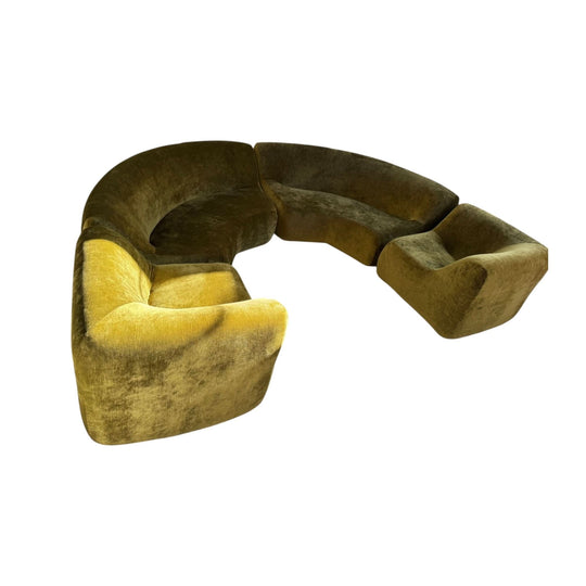 Large Featherston Numero Vintage Modular Sofa Set - Reupholstered