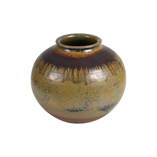 Large impressive vintage stoneware vase - stamped 'Nilsson' | Bazaa | Designer, Vintage and Antique Furniture