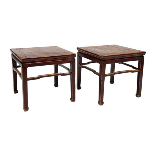 Large lacquered stools