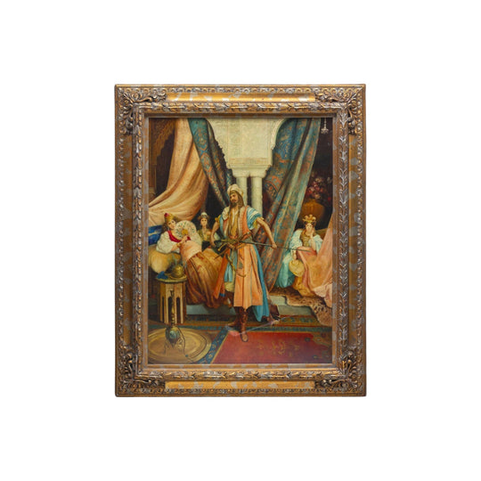 Large Orientalist Oil Painting