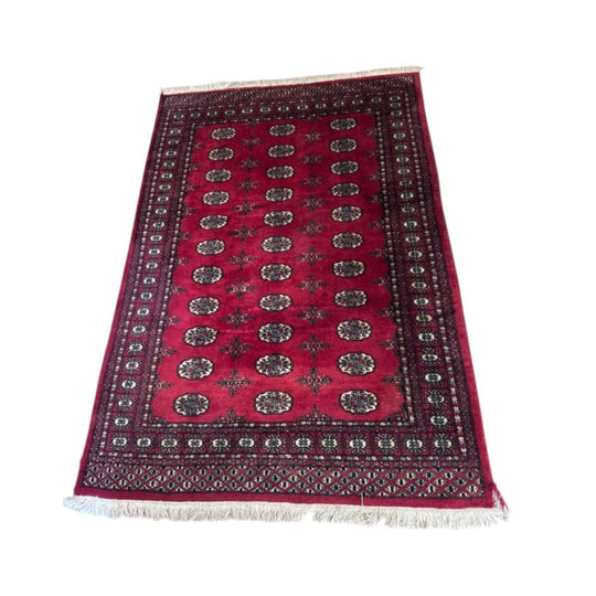 Large Persian Red Area Rug Vintage Look Living Room Carpet