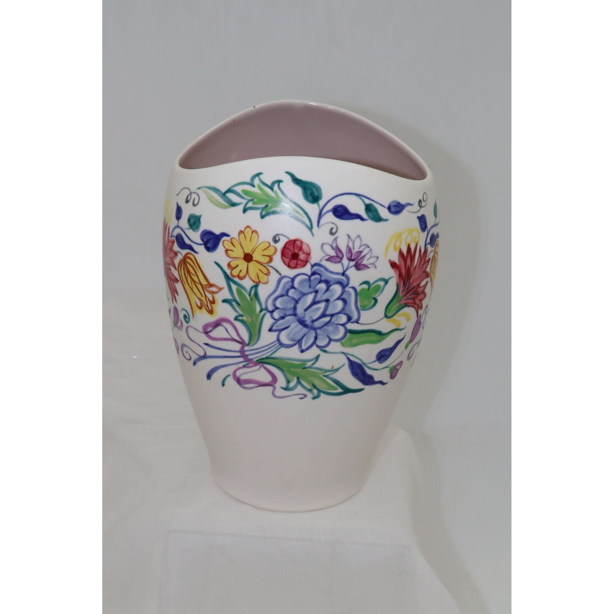 Large Poole Pottery vase decorated with floral BN pattern | Bazaa | Designer, Vintage and Antique Furniture