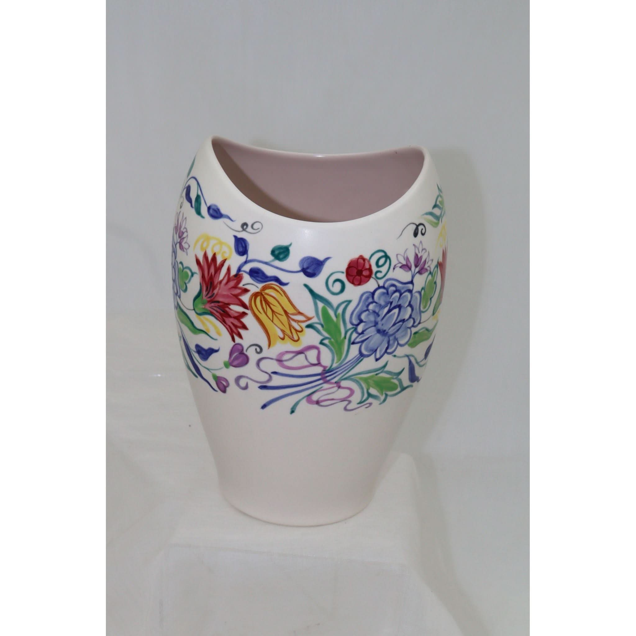 Large Poole Pottery vase decorated with floral BN pattern | Bazaa | Designer, Vintage and Antique Furniture