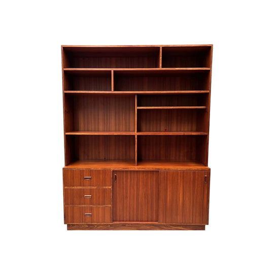 Large Restored Mid-Century Wall Unit