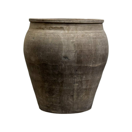 Large Stoneware Grain Container