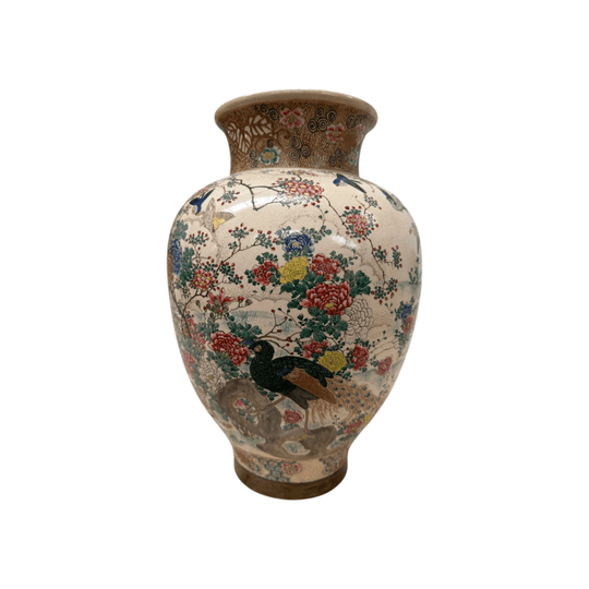 Large Stunning Japanese Meiji Period Satsumas Vase C1880