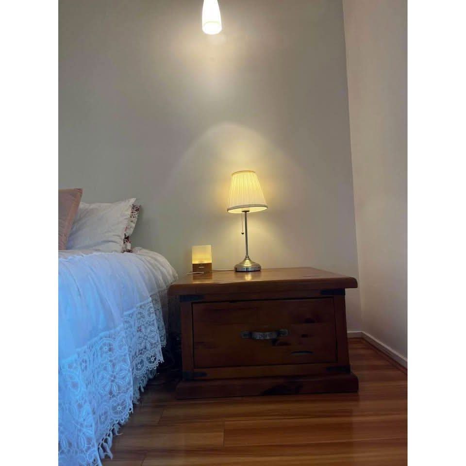 Large thick rustic wooden coffee table tv unit sideboard and a pair matching corner tables | Bazaa | Designer, Vintage and Antique Furniture