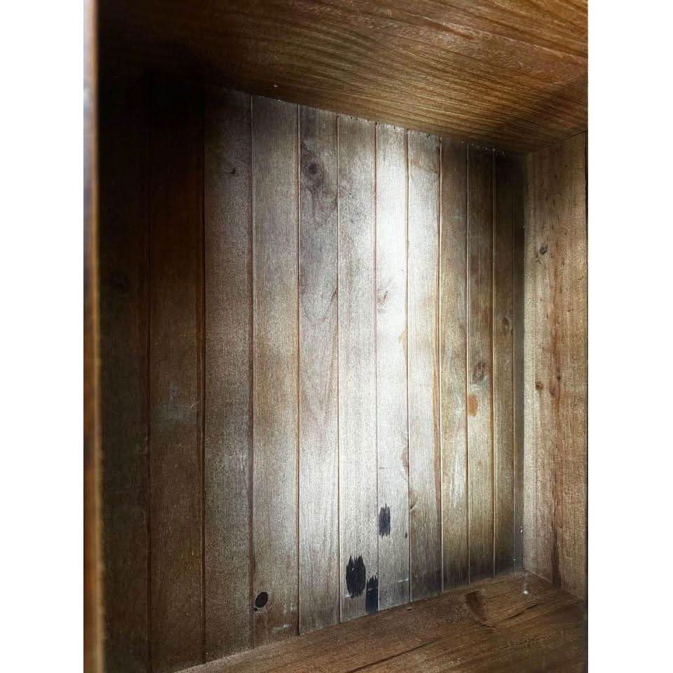 Large thick rustic wooden coffee table tv unit sideboard and a pair matching corner tables | Bazaa | Designer, Vintage and Antique Furniture