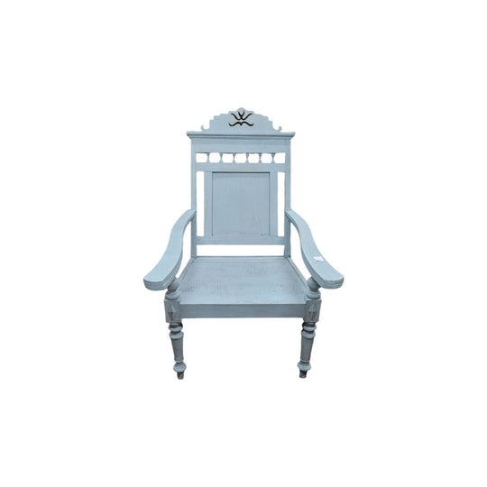 Large Upcycled Cape Cod Style Wooden Chair