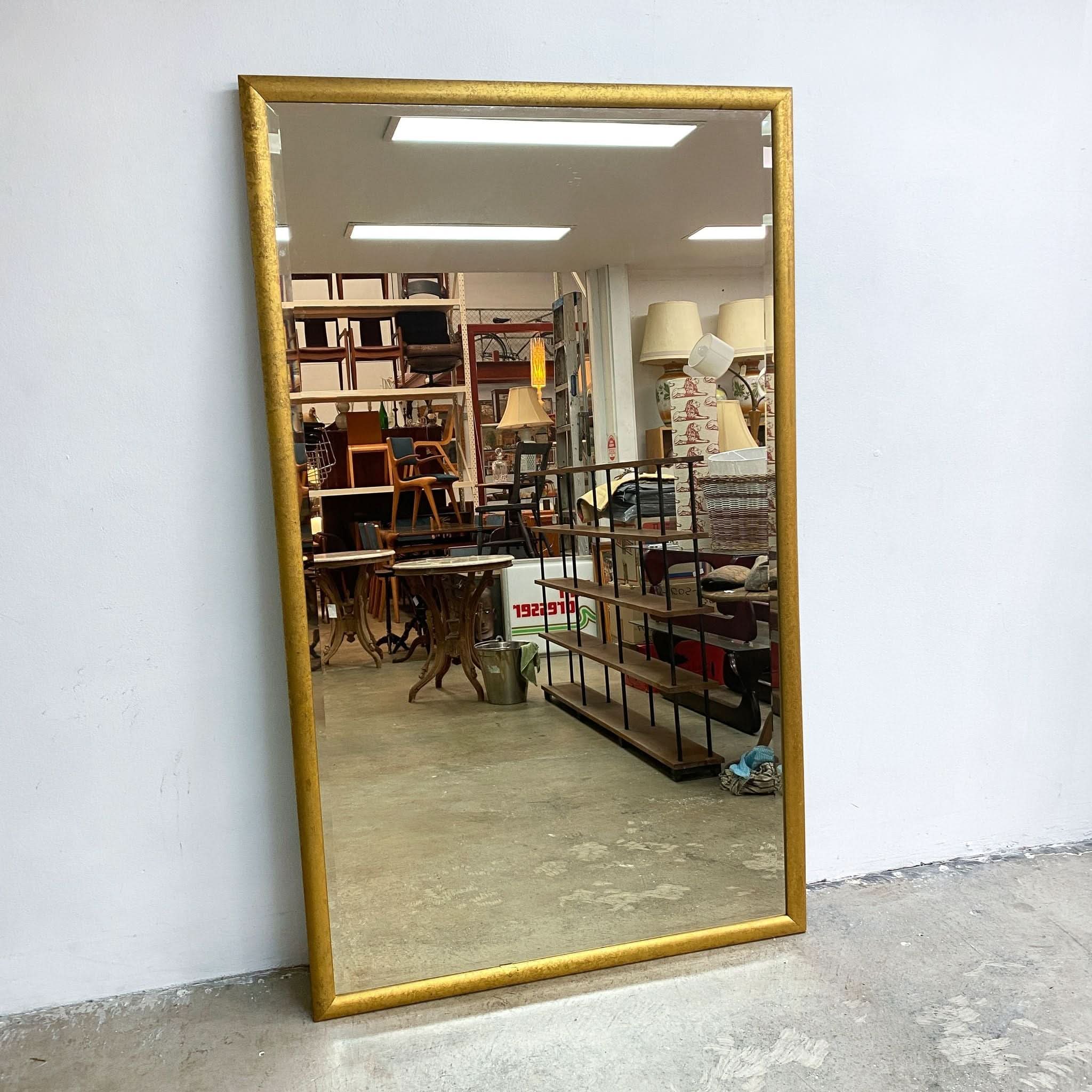 Large Vintage Gold Framed Floor Mirror | Bazaa | Designer, Vintage and Antique Furniture