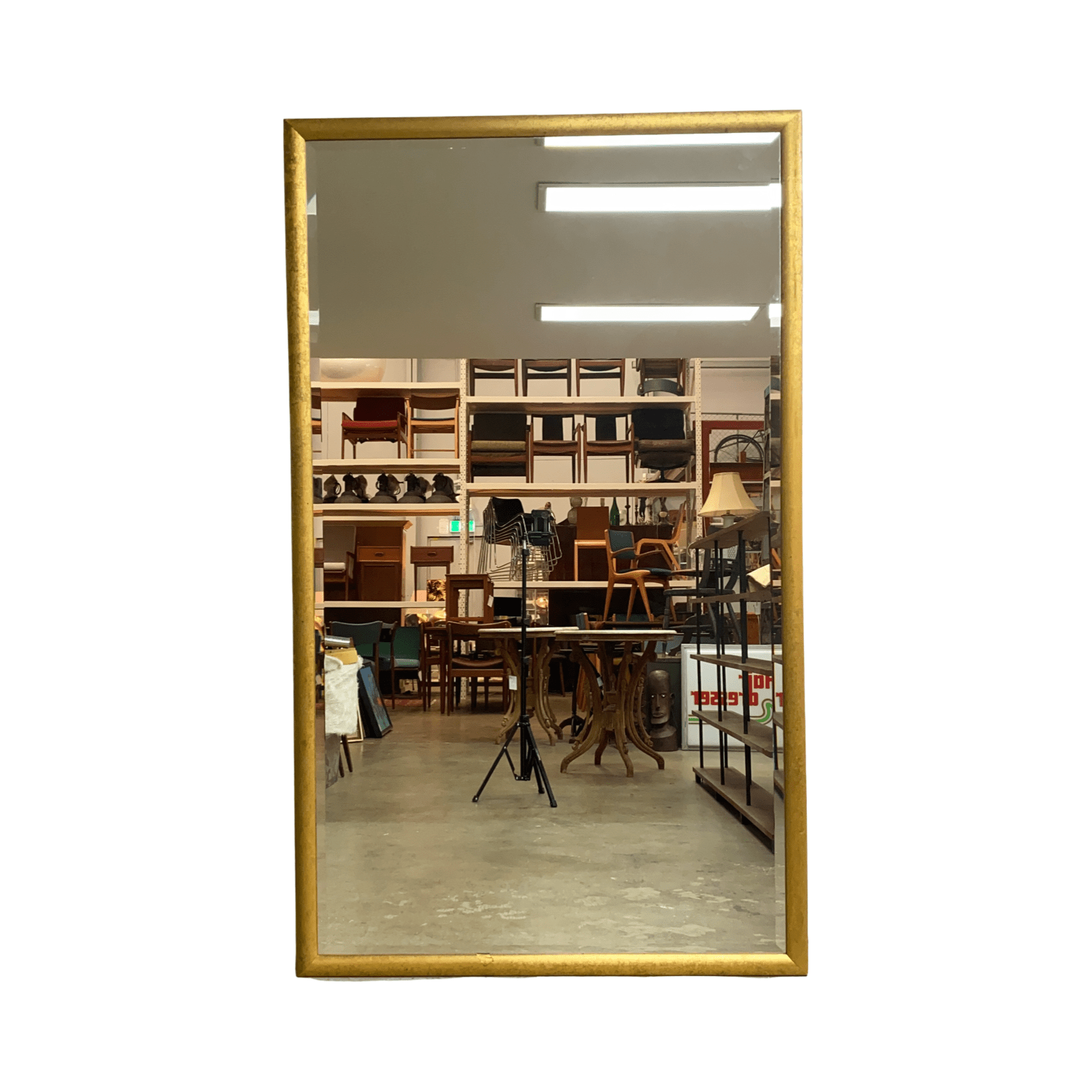Large Vintage Gold Framed Floor Mirror | Bazaa | Designer, Vintage and Antique Furniture