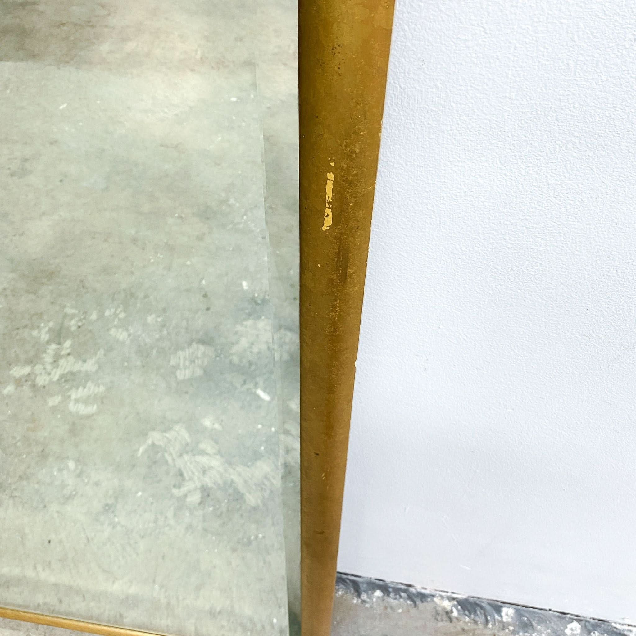 Large Vintage Gold Framed Floor Mirror | Bazaa | Designer, Vintage and Antique Furniture