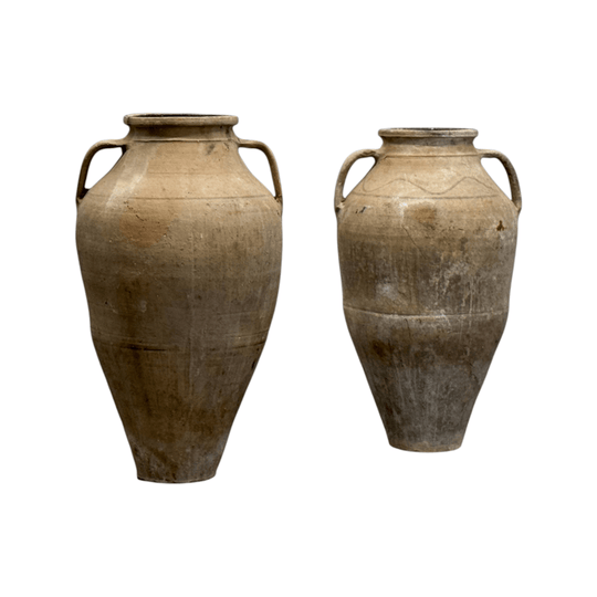 Large Vintage Handled Avanos Turkish Pot