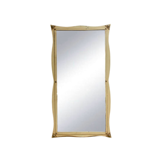 Large Vintage Wavy Wall Mirror