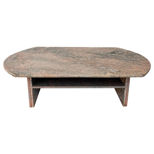 Late 1970s Italian Post Modern Coffee Table | Himalayan Multicolour Granite | Bazaa | Designer, Vintage and Antique Furniture