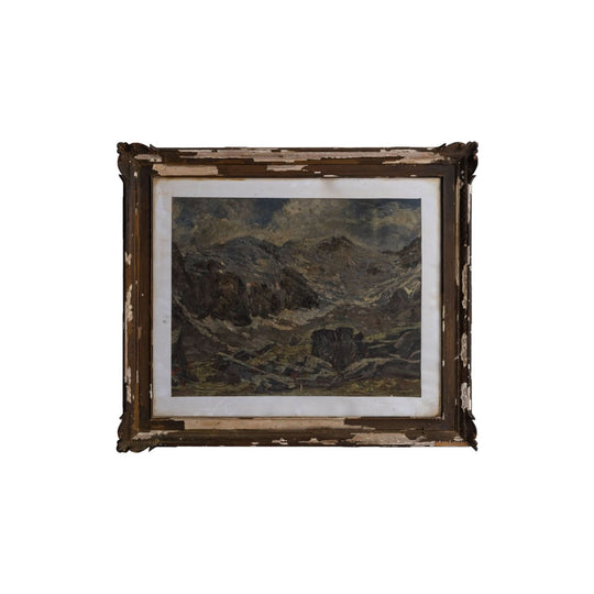 Late 19th century impressionistic landscape