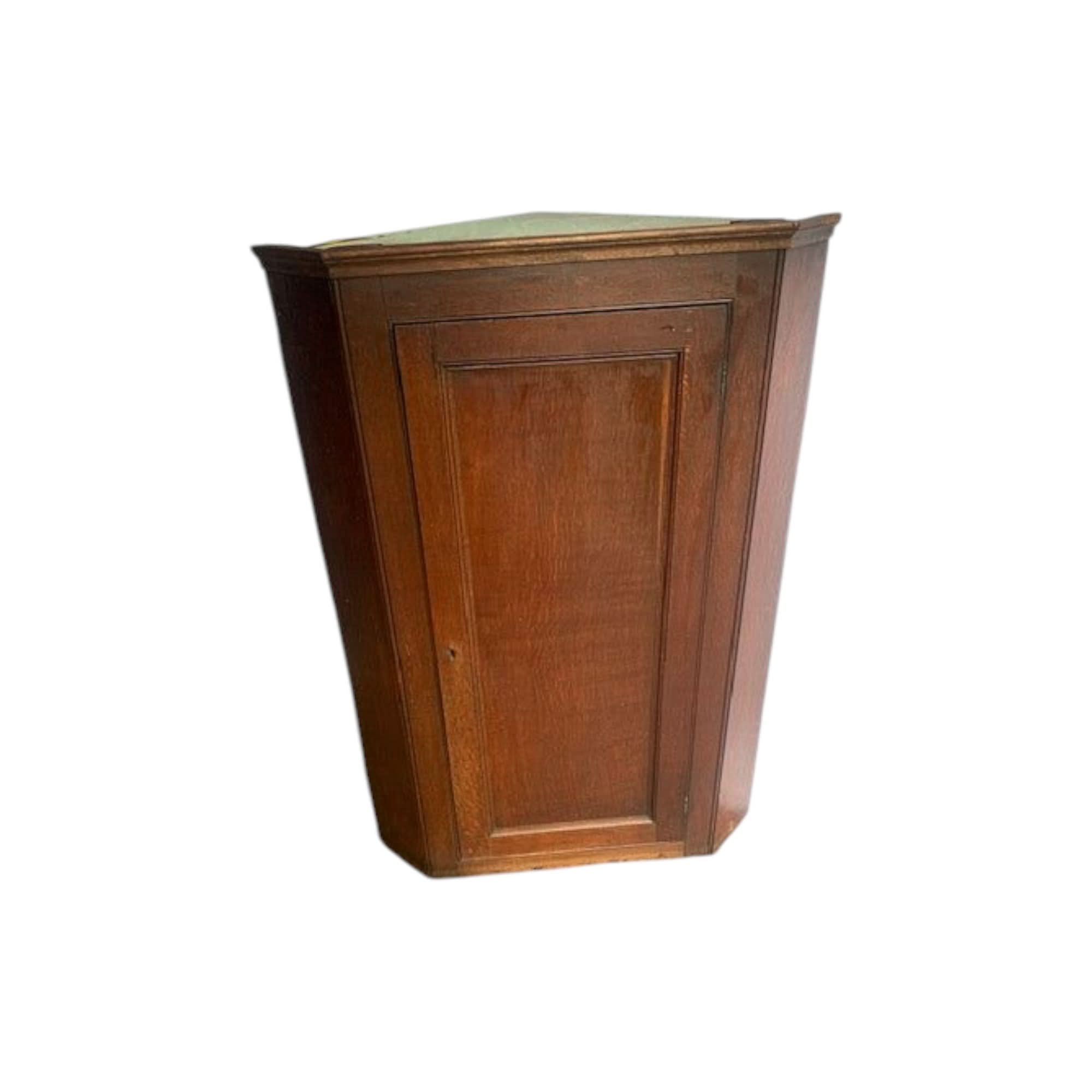 late 19thC English oak corner cupboard | Bazaa | Designer, Vintage and Antique Furniture