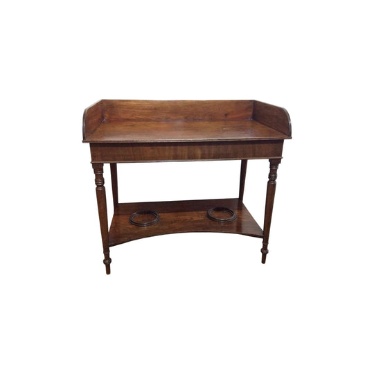 Late Georgian mahogany washstand/ side table, c. 1820