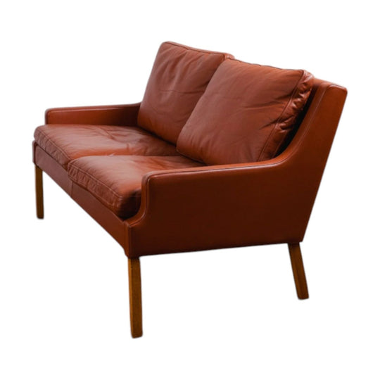 Leather Two-Seater Sofa by Georg Thams for Thams Kvalitet