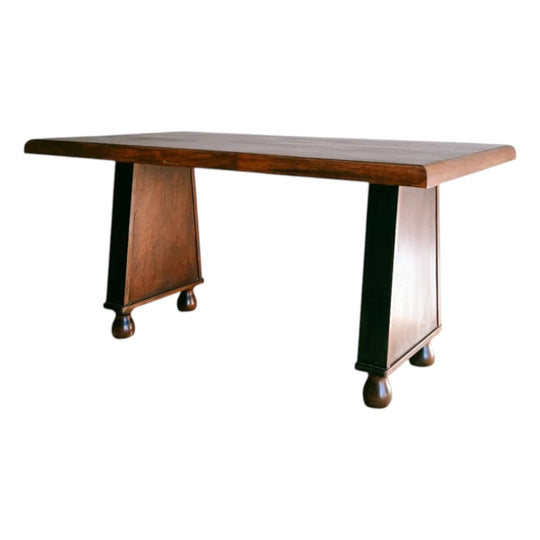 Leone Dining Table, Indonesian Colonial Refectory Style, Late 20th Century