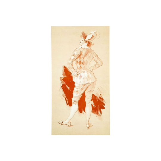 Les Maitres de l'Affiche. Special Plate. Harlequin