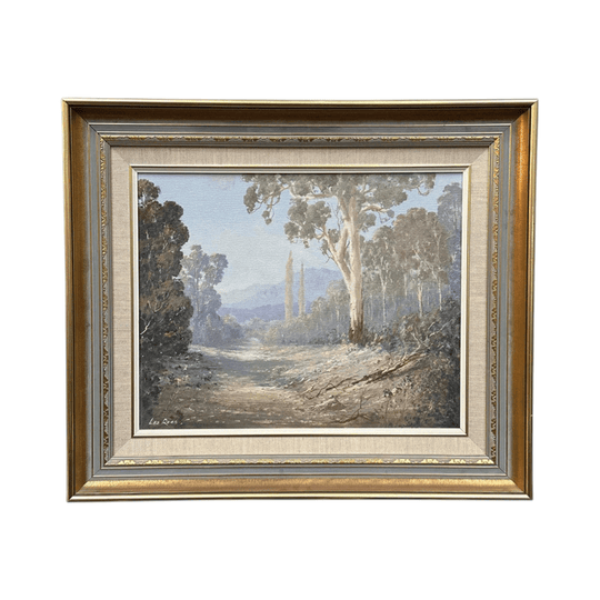 Les Rees 1914-2001 Misty Morn at Bright oil painting