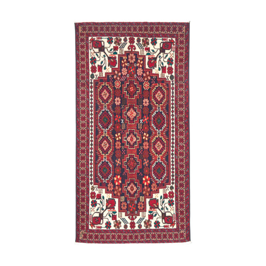 Ornate Beluch Tribal Rug | Handwoven Wool
