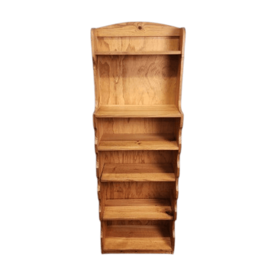 Light Pine Bookshelves