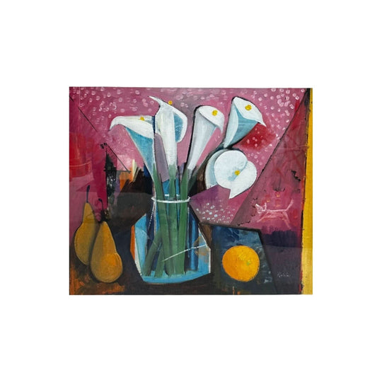 Lillies and Fruit - Victor Rubin (1950 - )