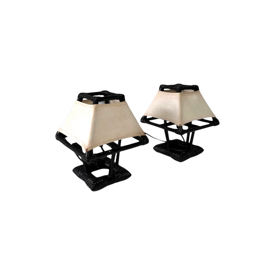 Louis Sognot Table Lamps France 1960s ( Pair )