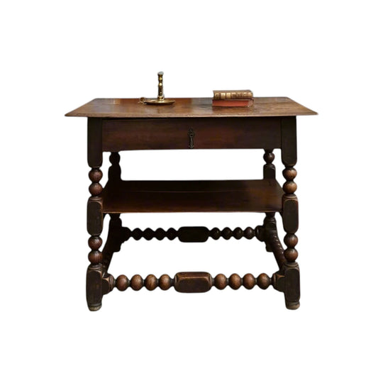 Louis XIII Oak Side Table - Antique Furniture
