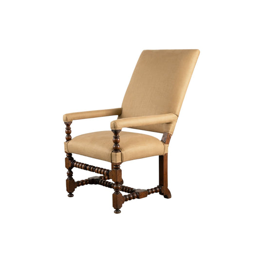 Louis XIII  Walnut Armchair