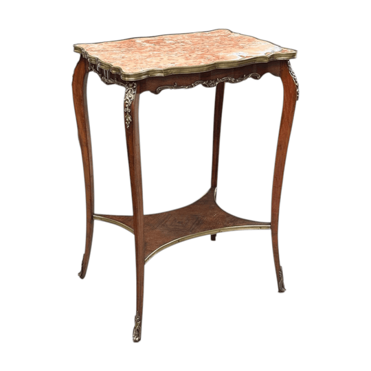 Louis XV style French beech and rosewood occasional table c.1880