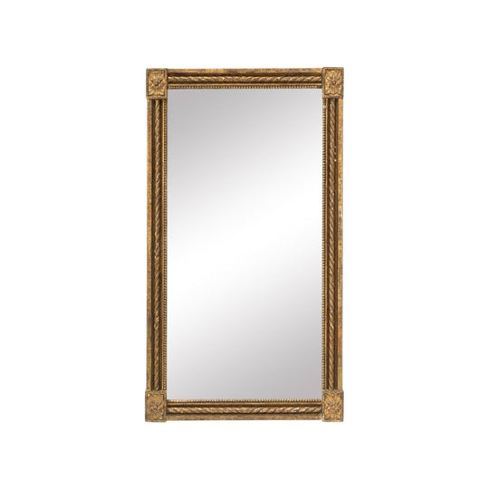 Louis XVI Giltwood Mirror