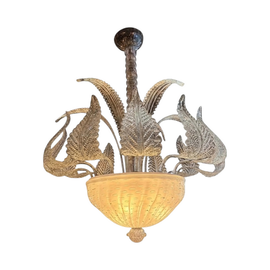 Barovier & Toso Murano Glass Chandelier