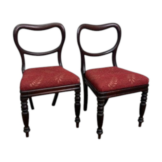 Pair of Victorian Mahogany Chairs