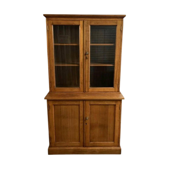 Magnificent Queensland Maple ex-Department of Defence Bookcase