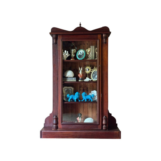 Mahogany Glazed Display Bookcase