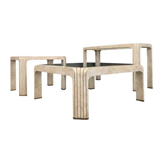 Maitland Smith Style Tessellated Stone Tables | Grand Proportions