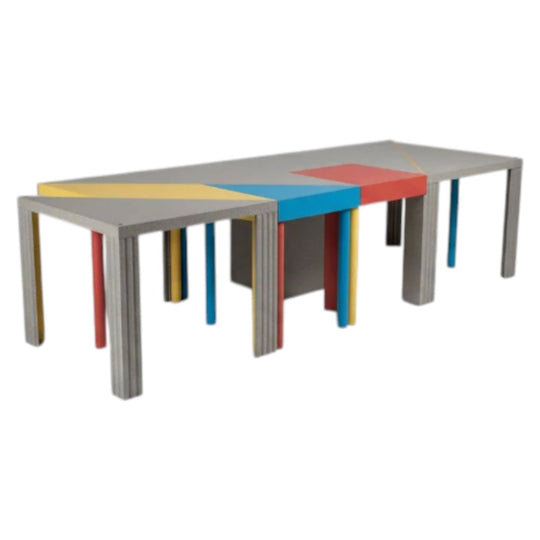 Massimo Morozzi Modular “Tangram” Dining Table by Cassina — Set of 9