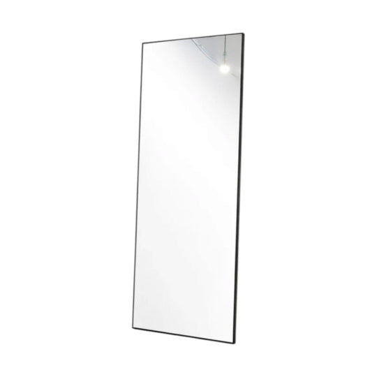 MCM House Full Length Mirror Commercial Change Room Industrial Black Frame 2.5m