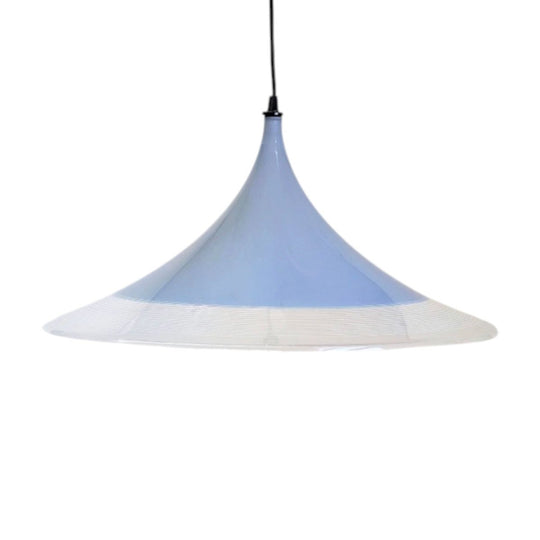 Meblo for Harvey Guzzini Blue 'Albatross' Pendant Light