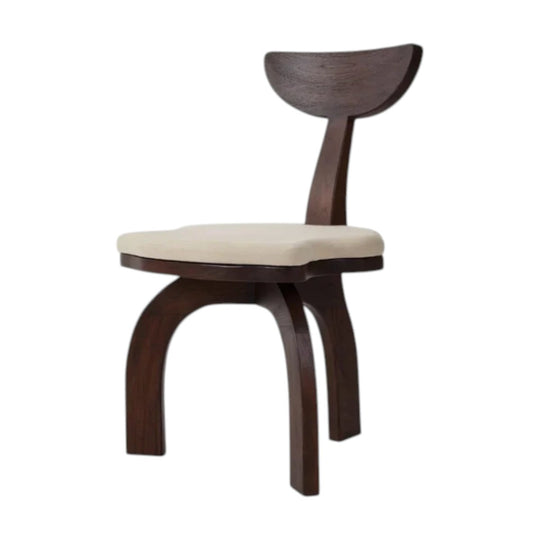 Merci Maison Franca Walnut Dining Chair - Bone