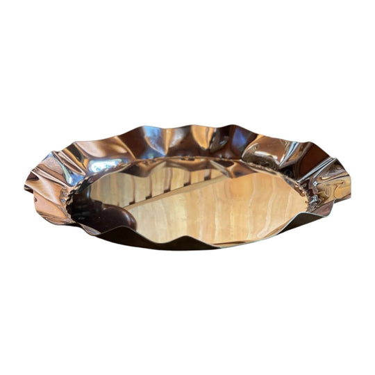 metal crinkle tray