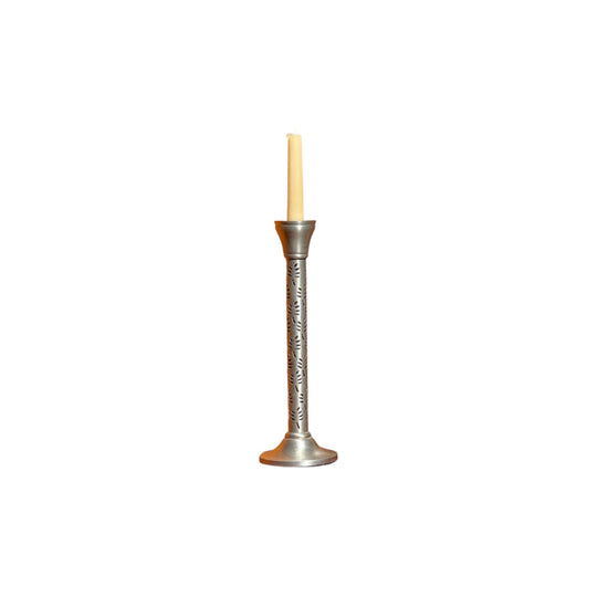Metal cut-out candle holder