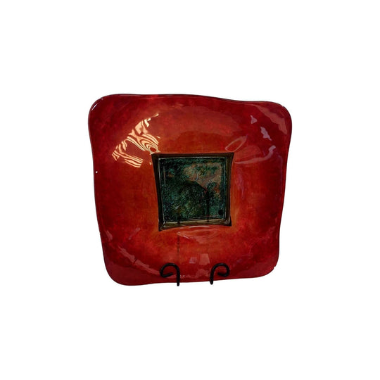 Michelle Marsh - Large Glass Platter from her City Sunset Range