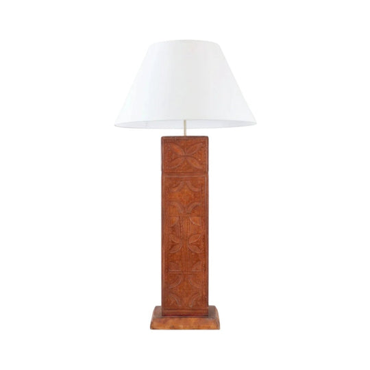 Mid 20th Century Embossed Leather Floor Lamp