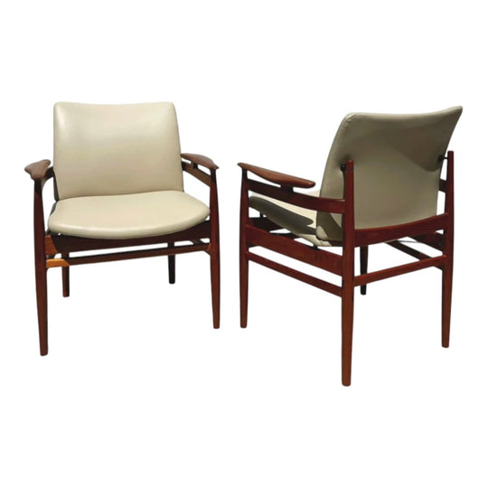 Mid Century Armchair in the style of Finn Juhl's 192 chair