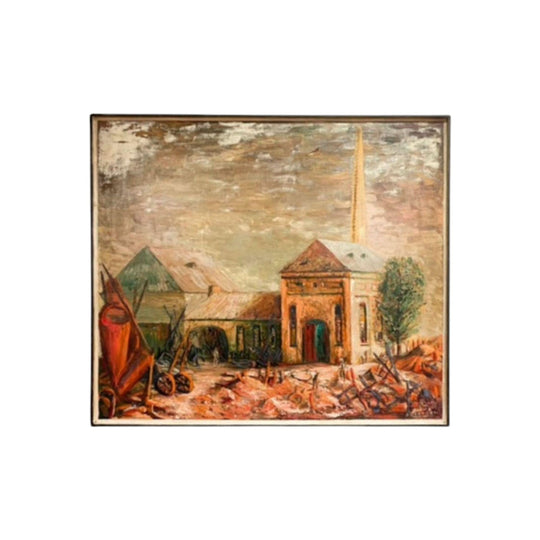 Mid Century Australian Impressionist Painting By Norma Sweetnam