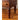 Hand-carved wave-profile legs on mid-century cabinet